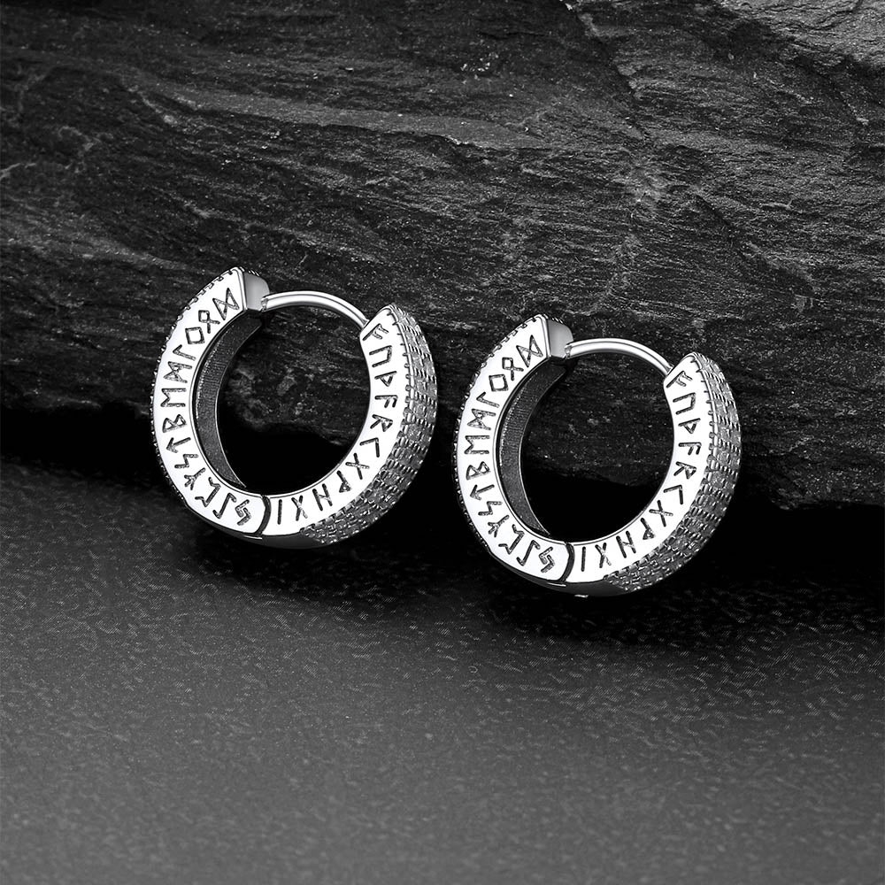 FaithHeart Iced Out Huggie Earrings