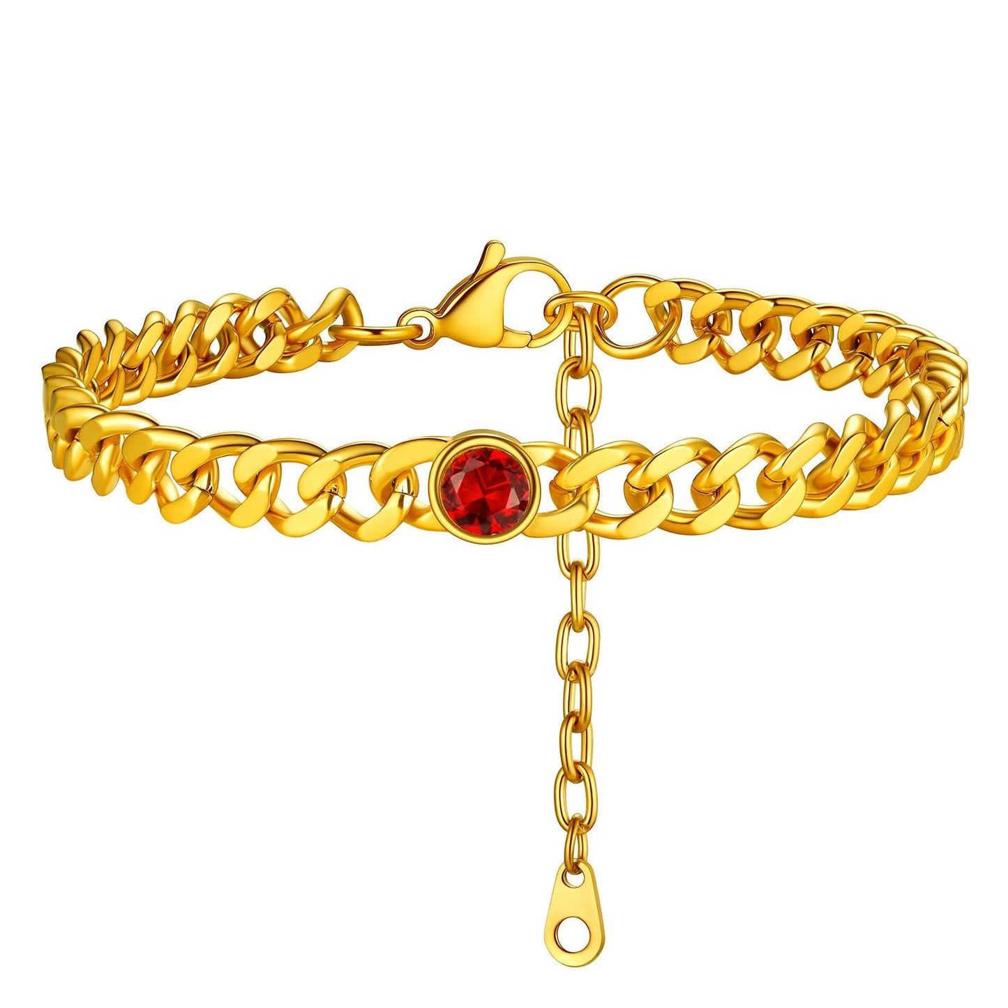 July Birthstone Anklet PSA40044