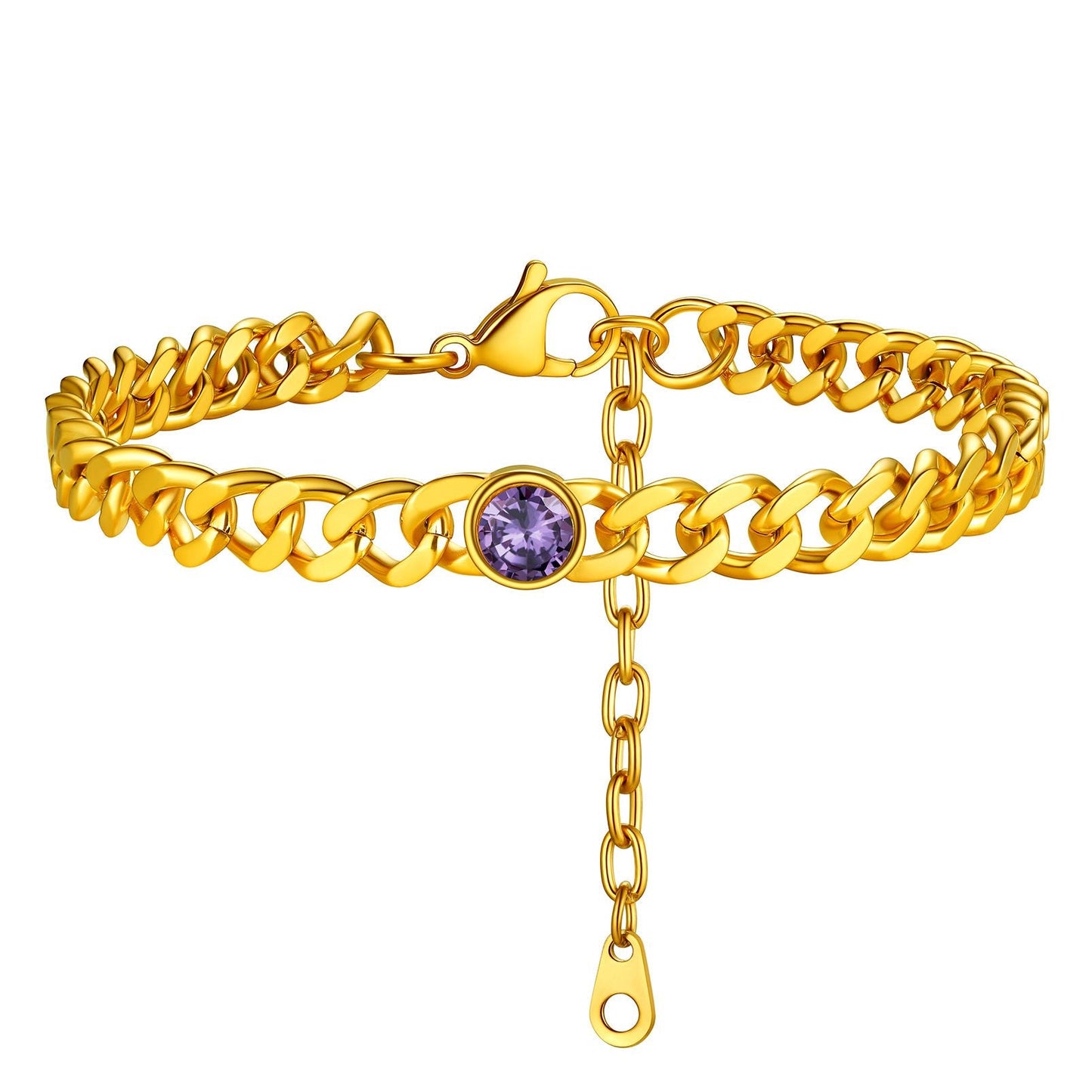 June Birthstone Anklet PSA40044K