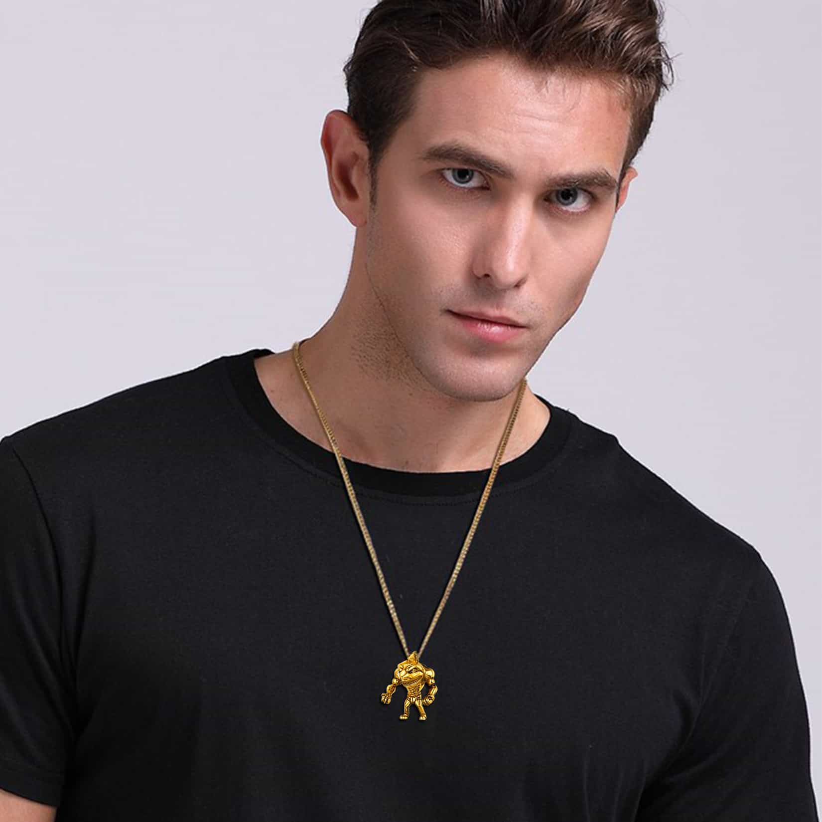 FaithHeart Shark PunkPendant For Men Necklace FaithHeart
