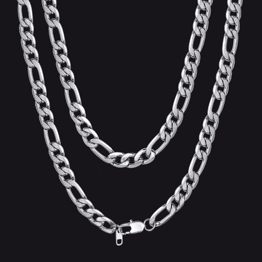 Men's Figaro Chain Link Necklace, 6/7.5/10 mm Wideimg