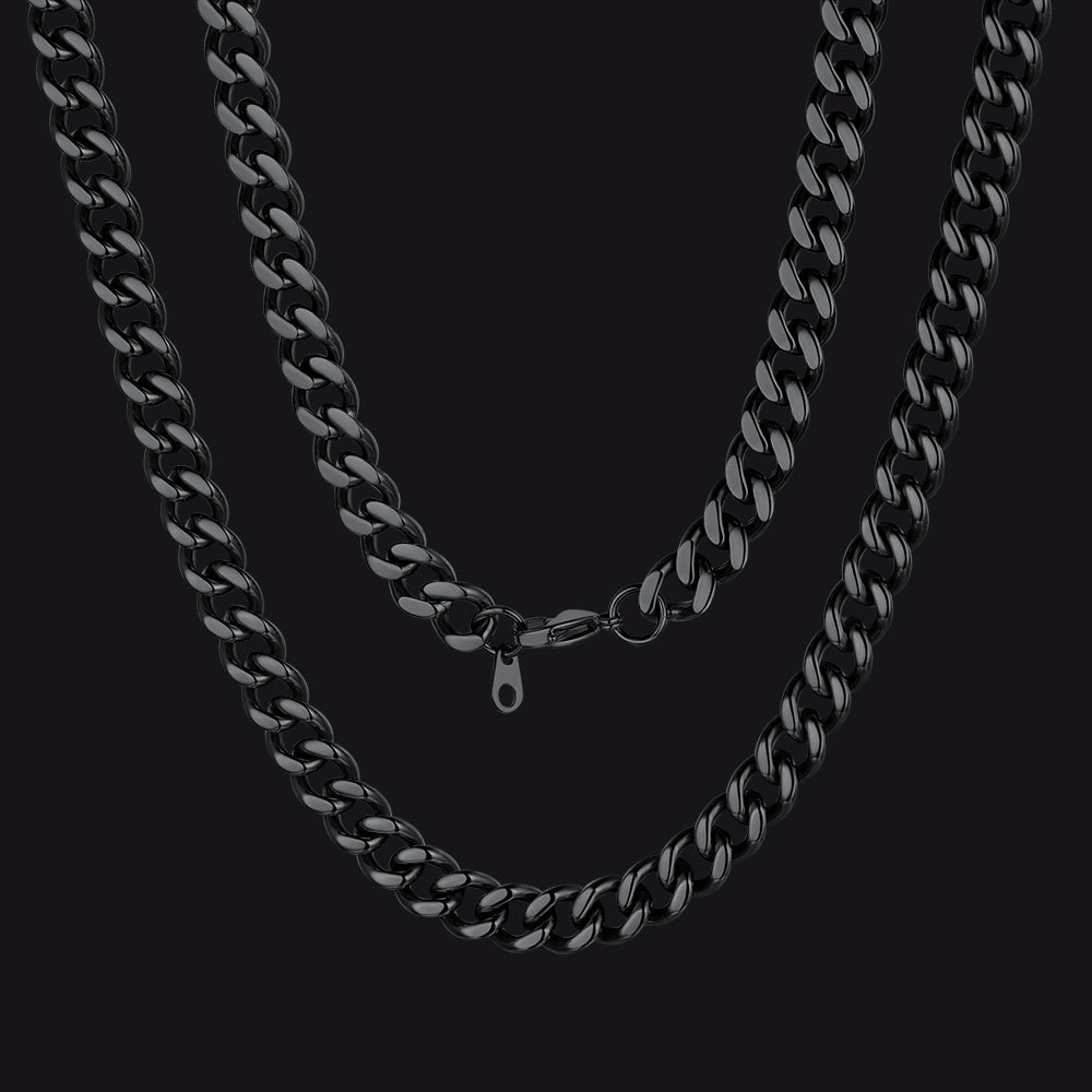 Sturdy Cuban Chain Necklace for Men 5/7/9/12MM Width