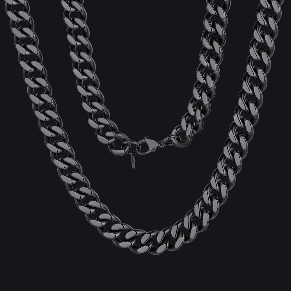 Sturdy Cuban Chain Necklace for Men 5/7/9/12MM Width