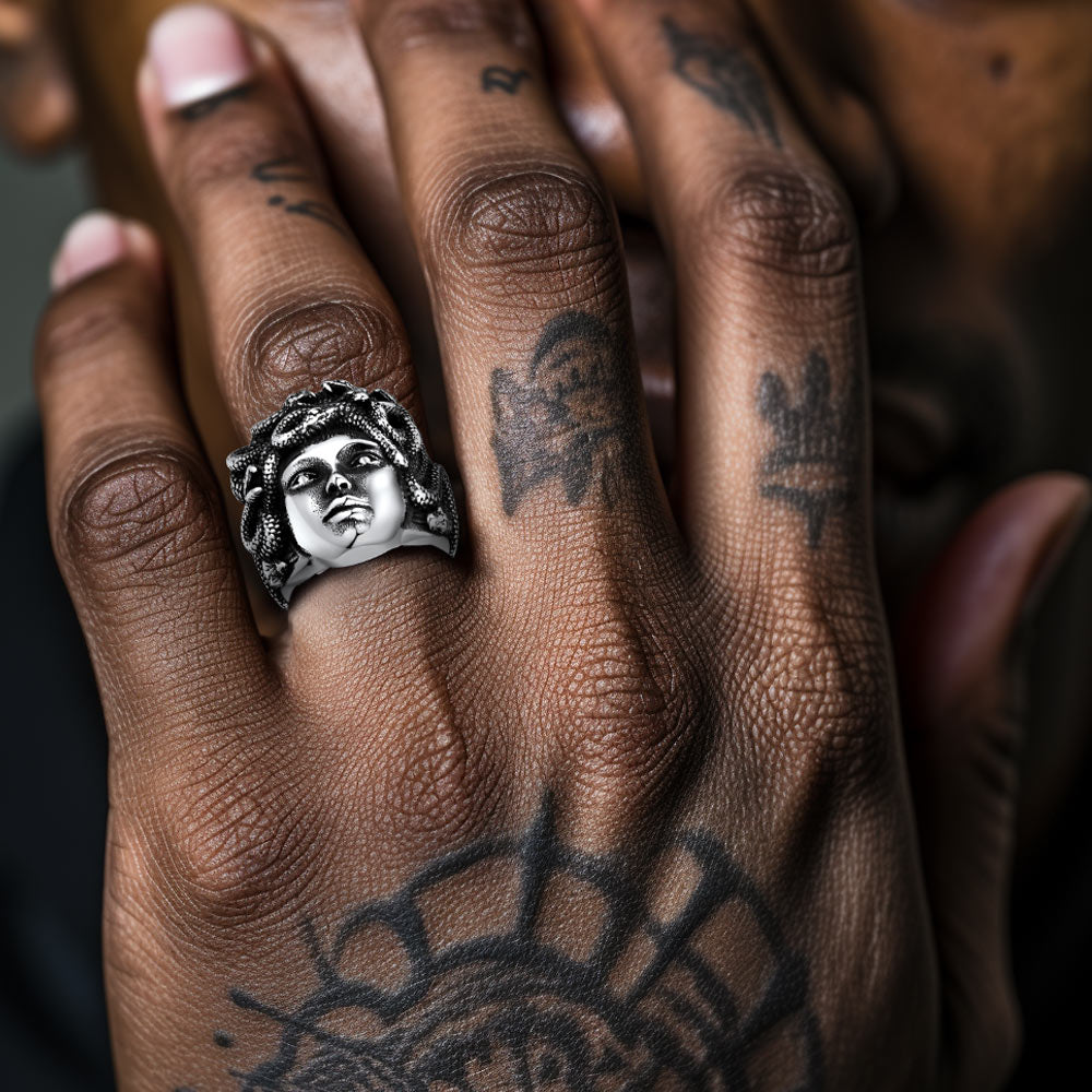 FaithHeart Mythology Medusa Snake Ring FaithHeart