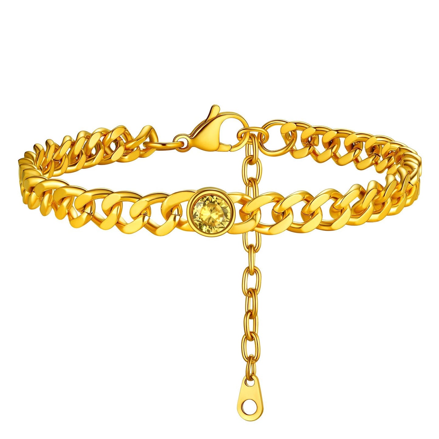 November Birthstone Anklet PSA40044