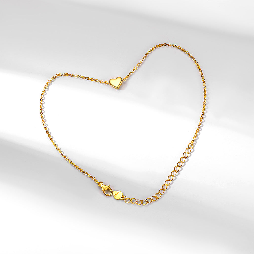 Heart Anklet Beach Barefoot Jewelry for Girls Girlfriend