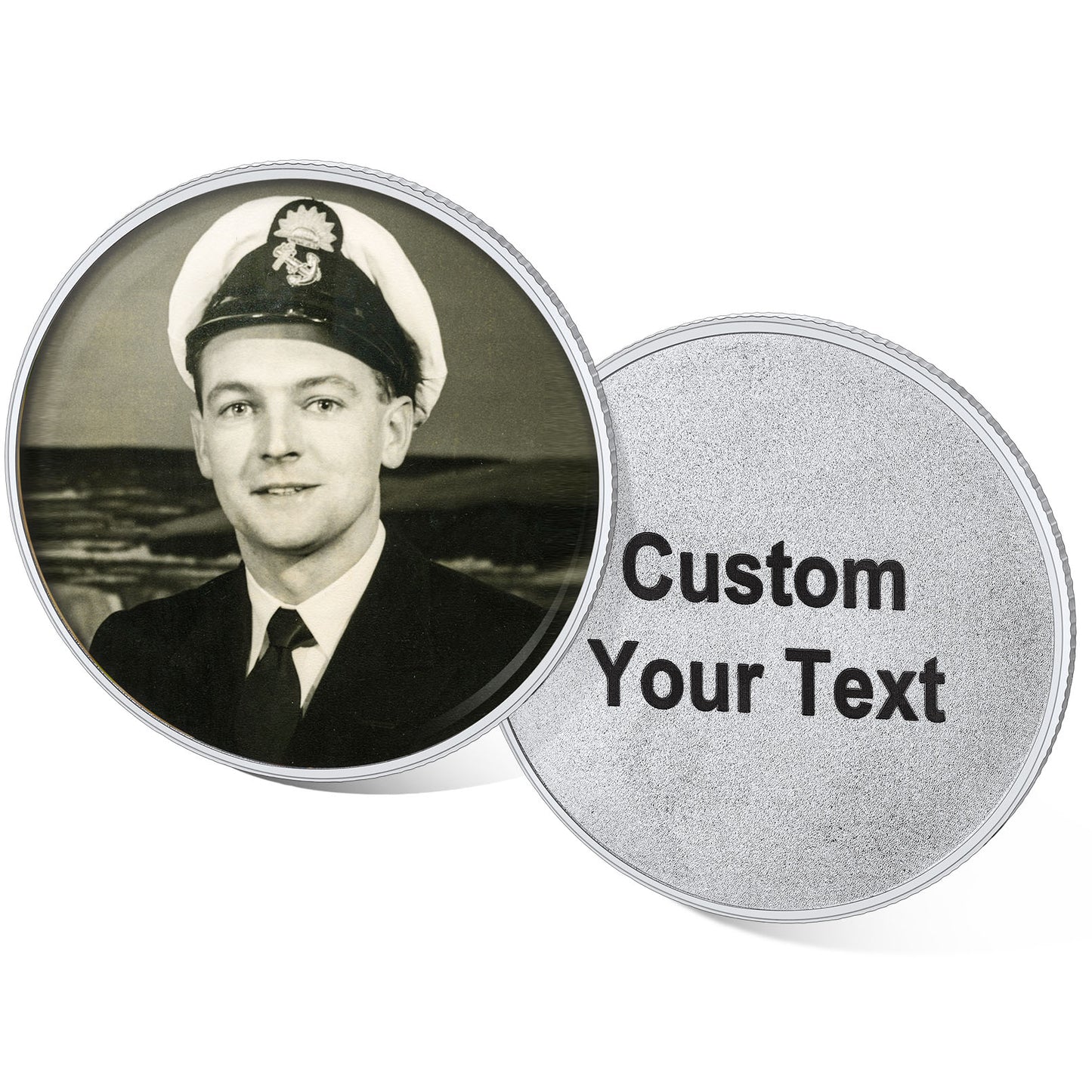 Personalized Photo Pocket Coin Memorial Pocket Token