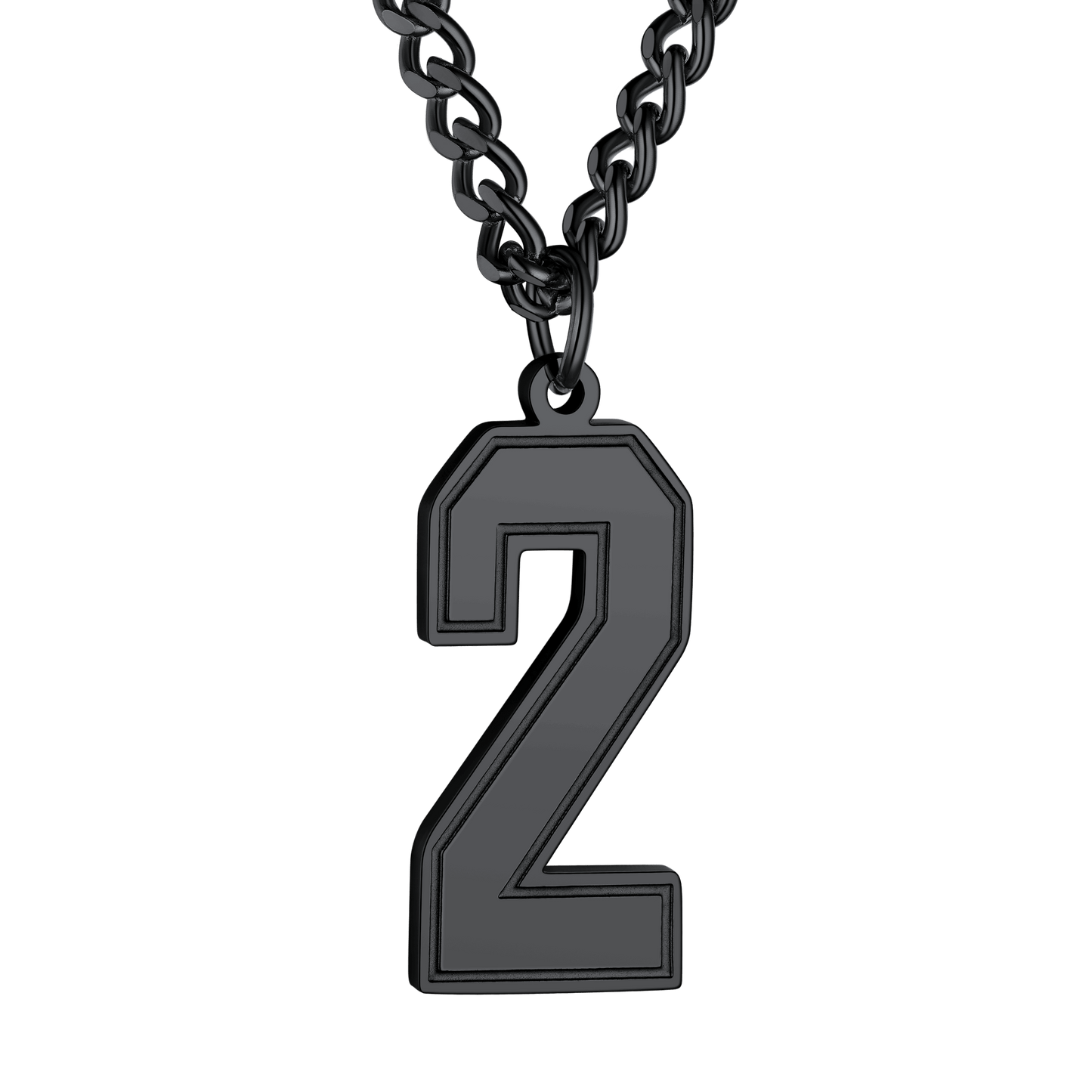 Personalized Sports Jersey Number Chain Necklace Fans Pendant