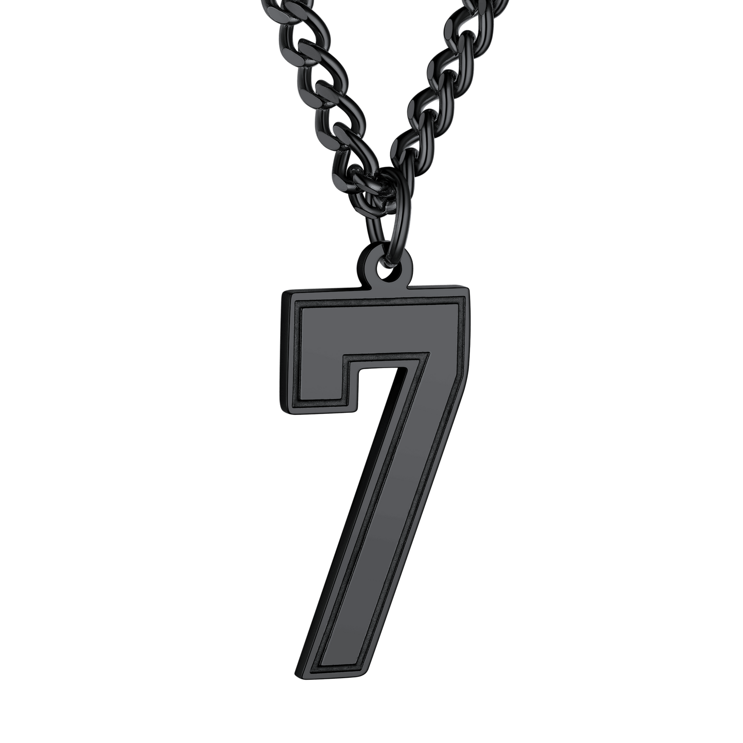 Personalized Sports Jersey Number Chain Necklace Fans Pendant
