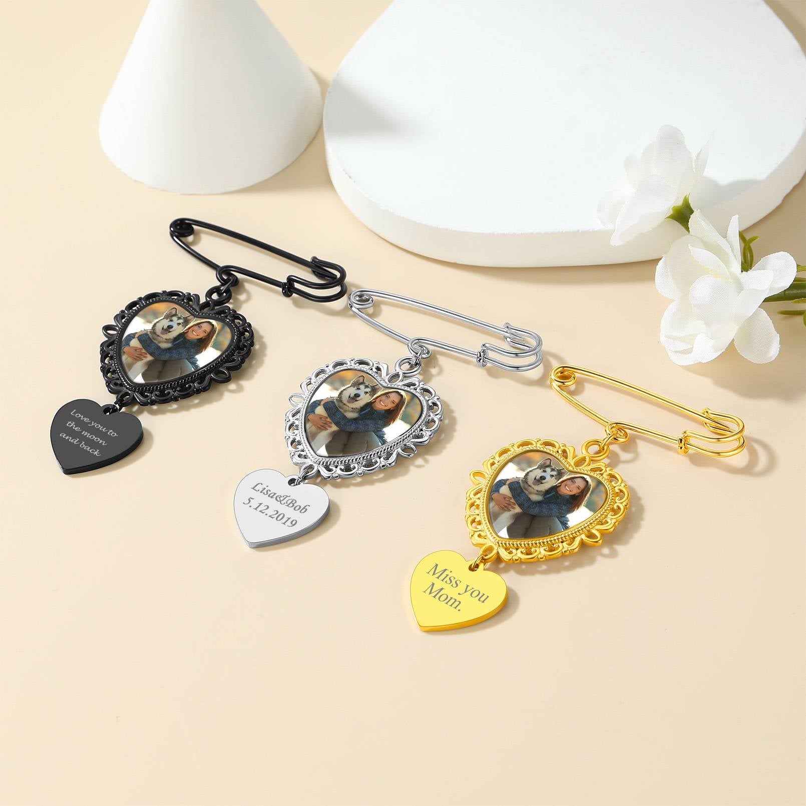 Picture Charms Brooch Pins For women