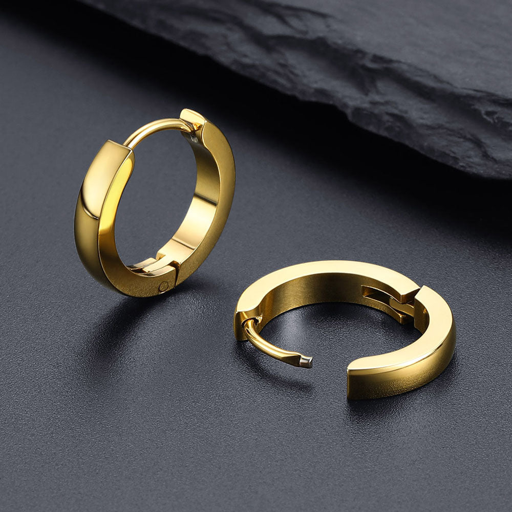 Minimalist Hoops on Marble Tray