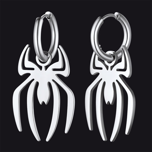 FaithHeart Gothic Spider Drop Earrings Stainless Steel FaithHeartimg