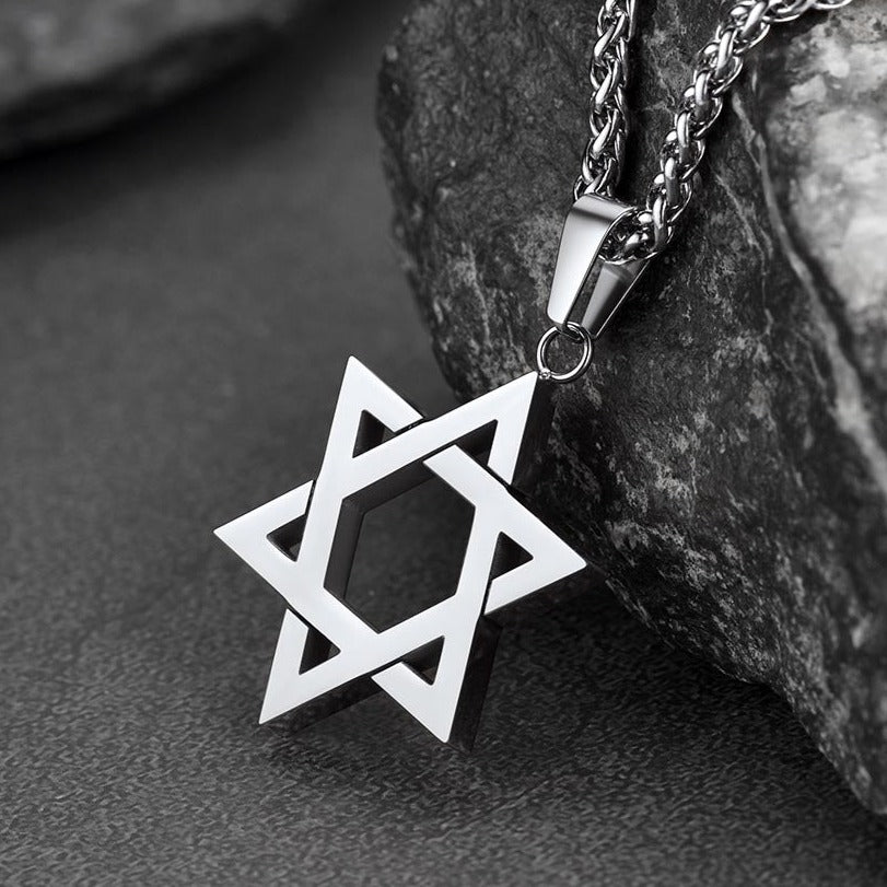 FaithHeart Star of David Necklace Jewish Star Pendant FaithHeart