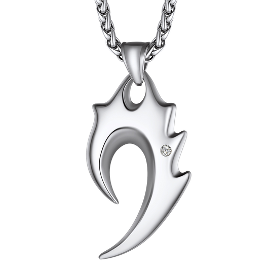 FaithHeart Wolf Viking Nordic Stainless Steel Pendant Necklaces FaithHeart Jewelryimg