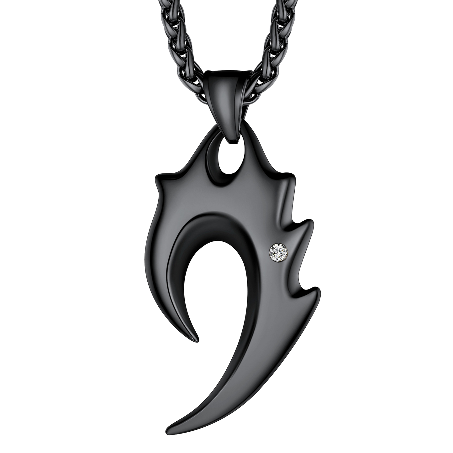 FaithHeart Wolf Viking Nordic Stainless Steel Pendant Necklaces FaithHeart Jewelry