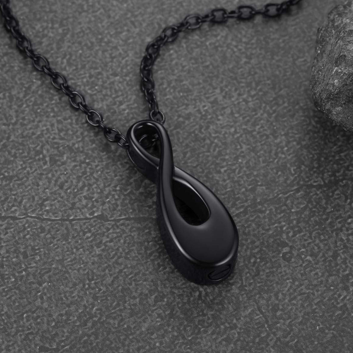 Customized Infinity Urn Necklace Cremation Jewelry for Ashes FaithHeart Jewelry