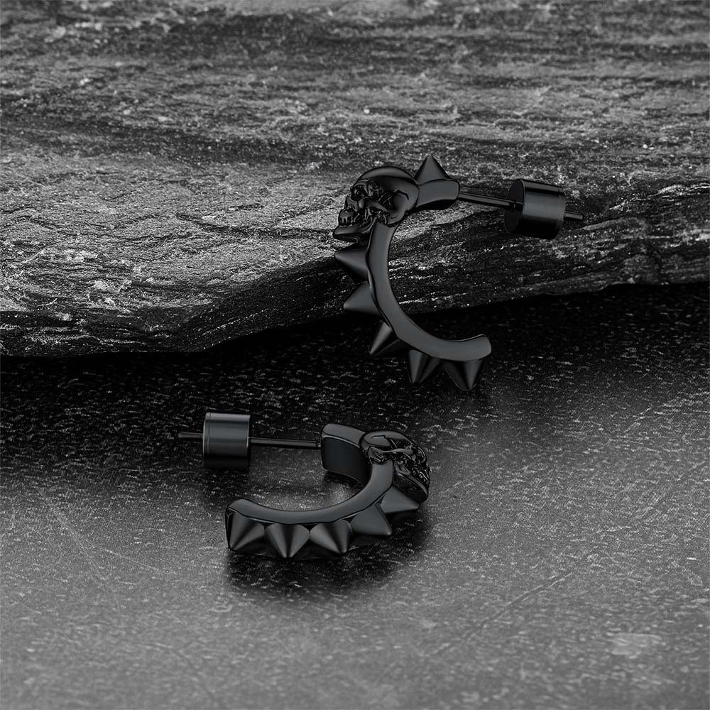 Rivet Huggie Earrings