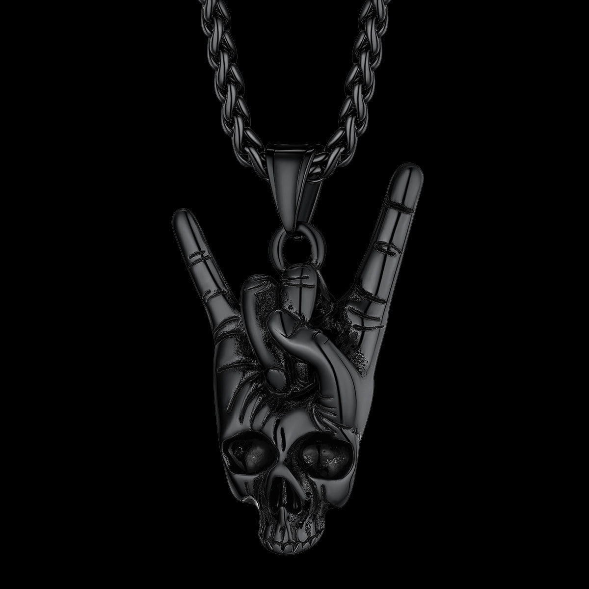 Rock Hand Necklace