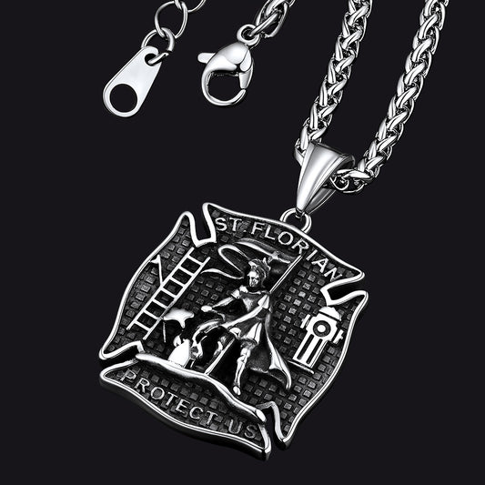 Saint Florian Fire Fighter Necklaceimg