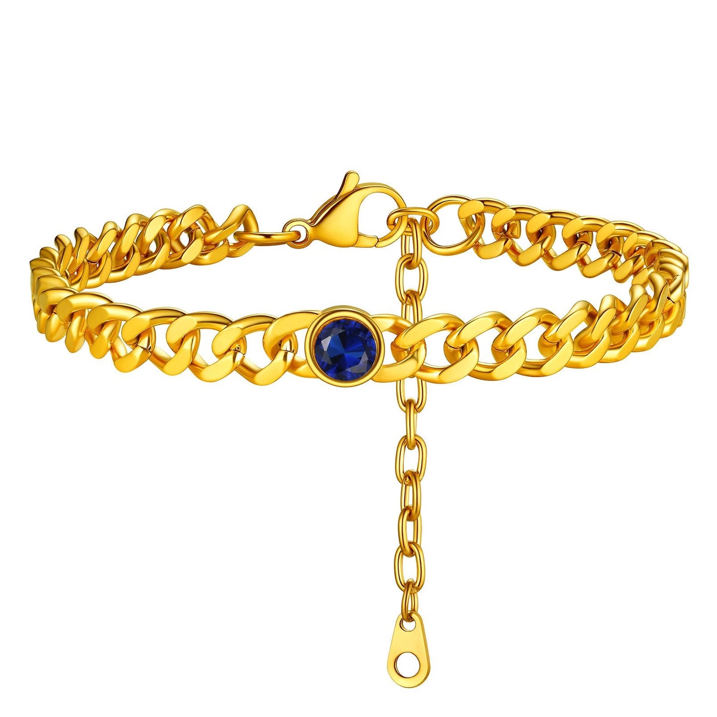September Birthstone Anklet PSA40044