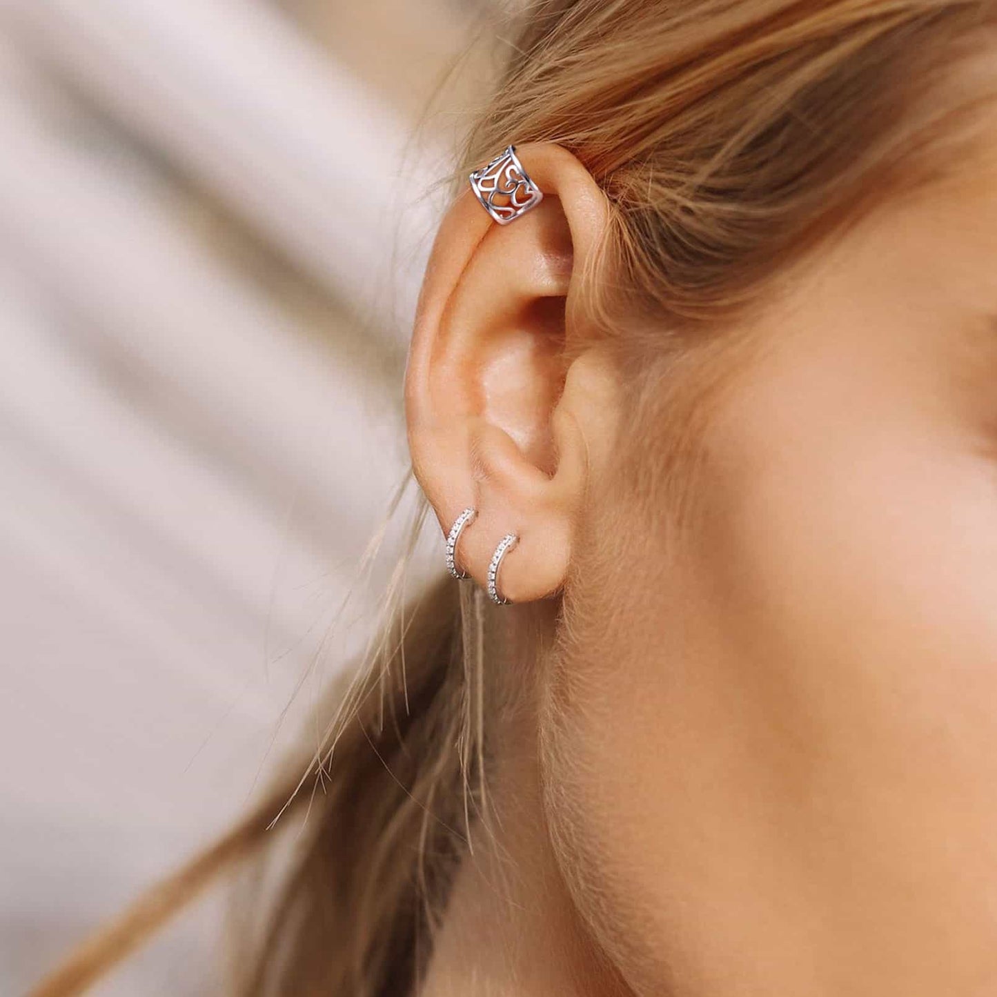 FaithHeart Silver Cartilage Ear Cuff