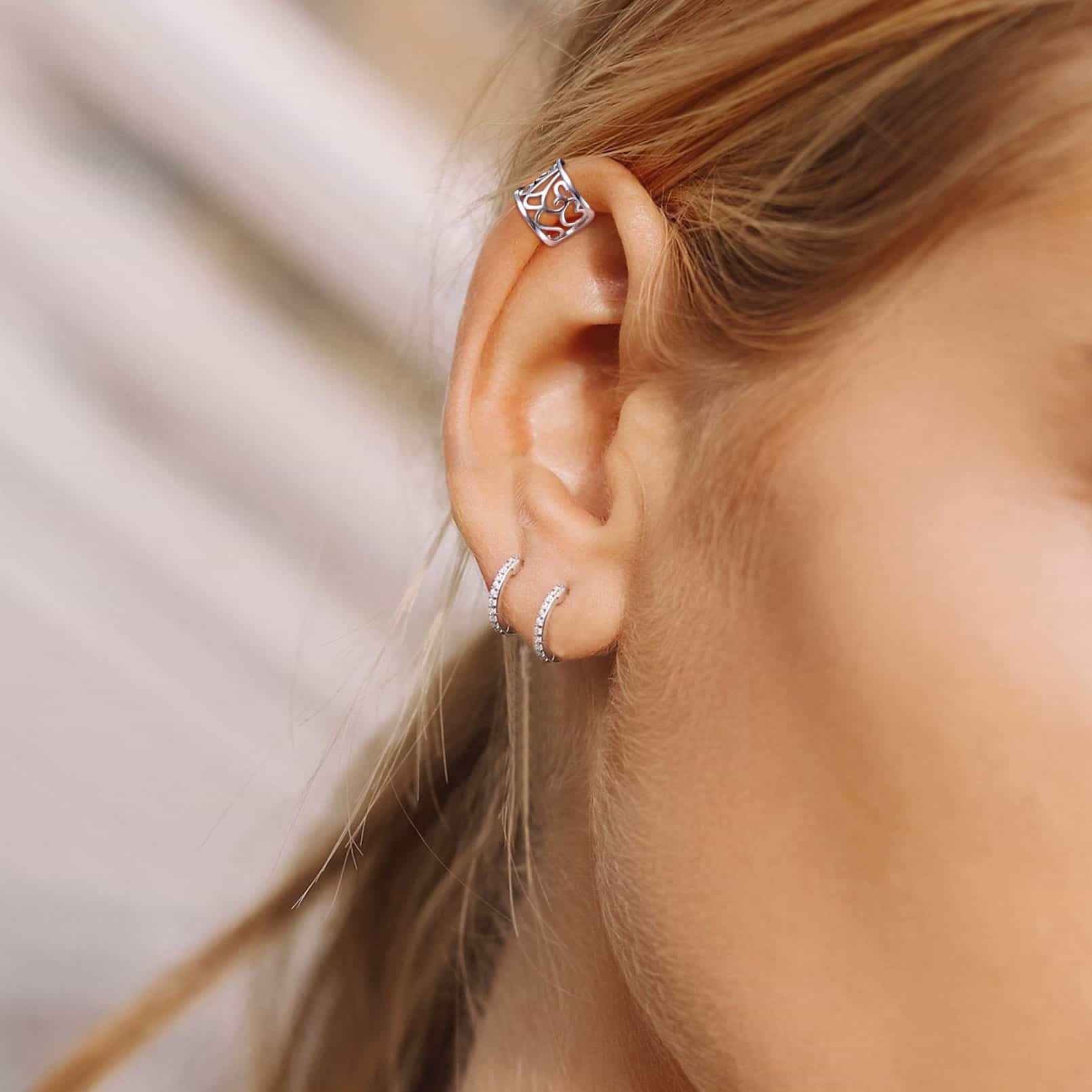 FaithHeart Silver Cartilage Ear Cuff