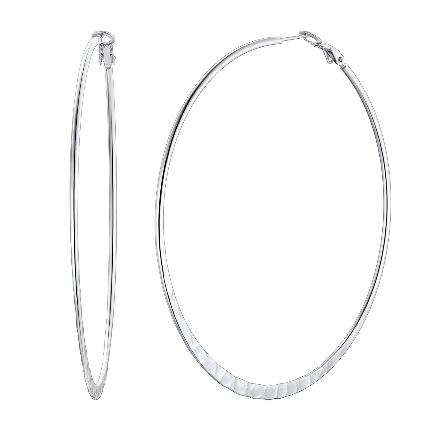 Simple Hoop Earrings for Women 30/40/60/80 MM