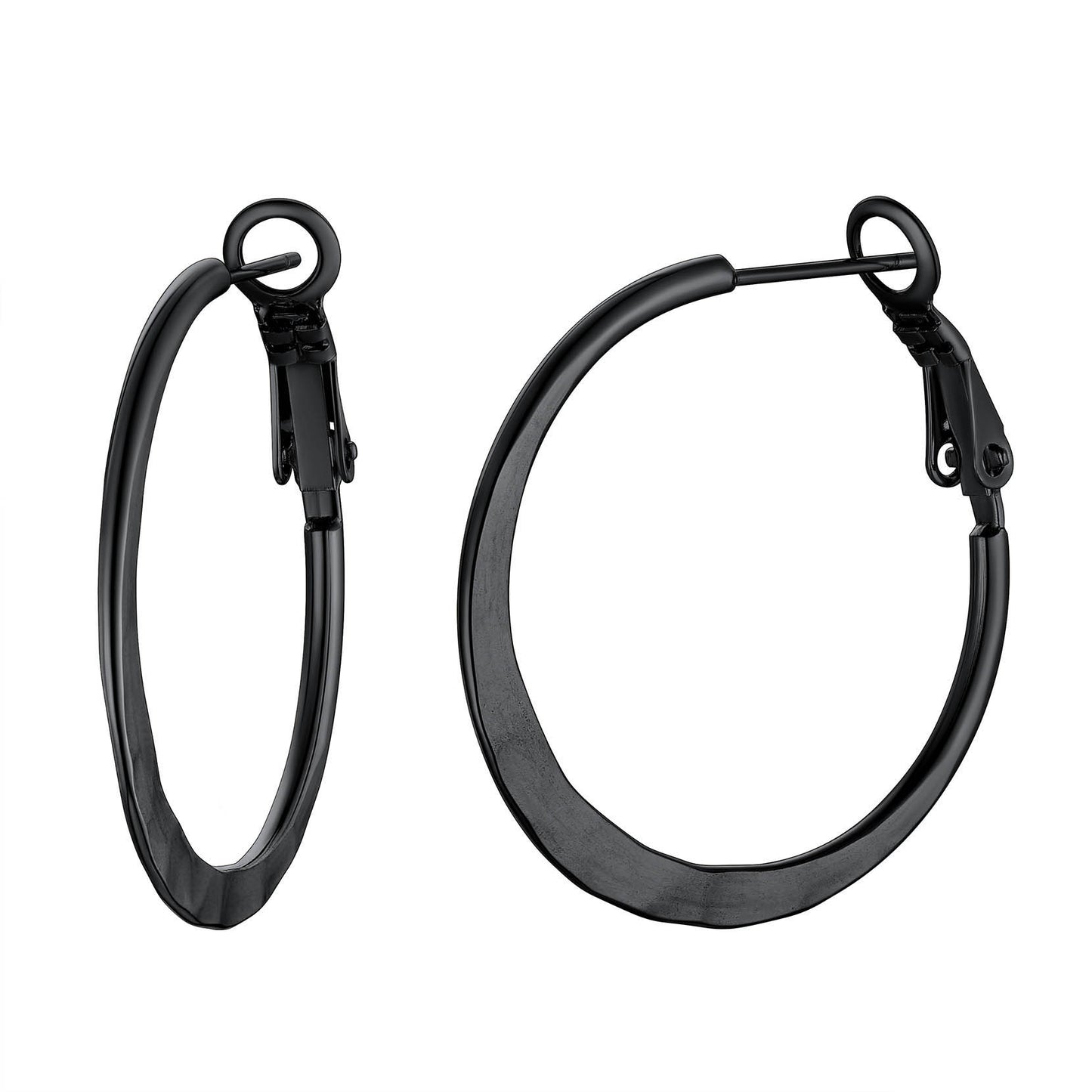 Simple Hoop Earrings for Women 30/40/60/80 MM
