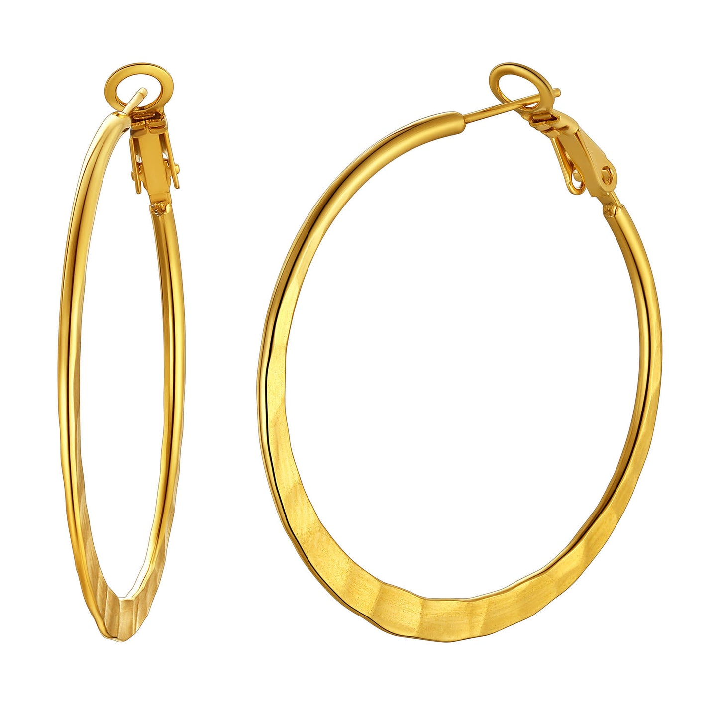 Simple Hoop Earrings for Women 30/40/60/80 MM