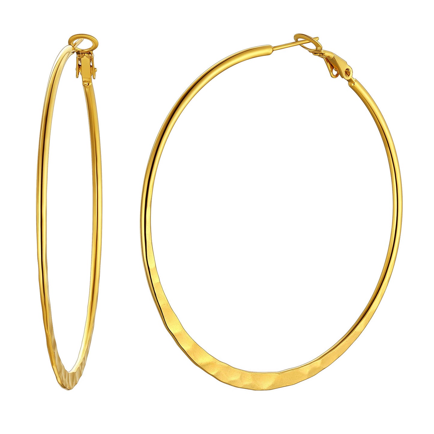 Simple Hoop Earrings for Women 30/40/60/80 MM
