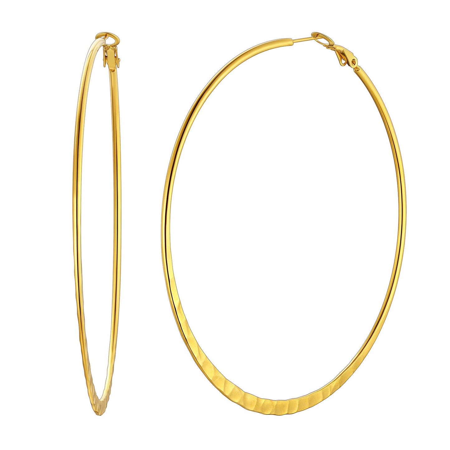 Simple Hoop Earrings for Women 30/40/60/80 MM