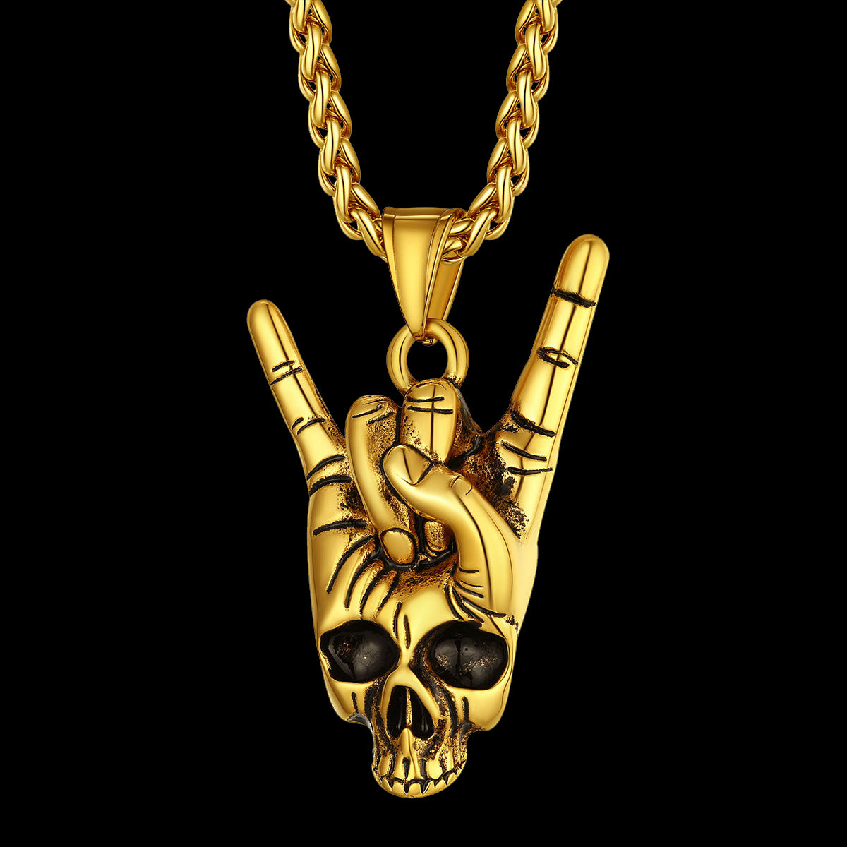 Skeleton Skull Necklace