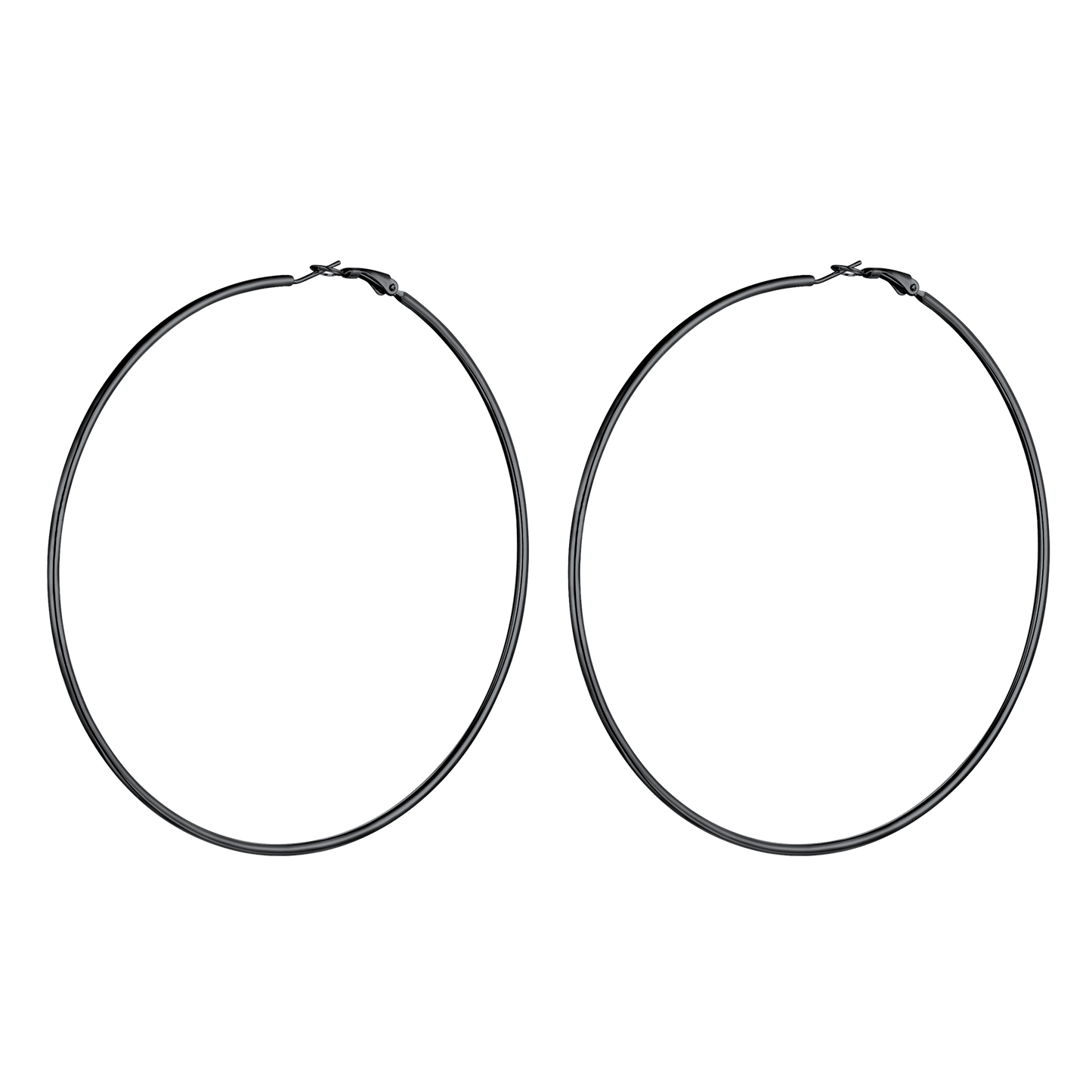 Stainless Steel Hoop Earrings for Women 30/50/80/100 MM
