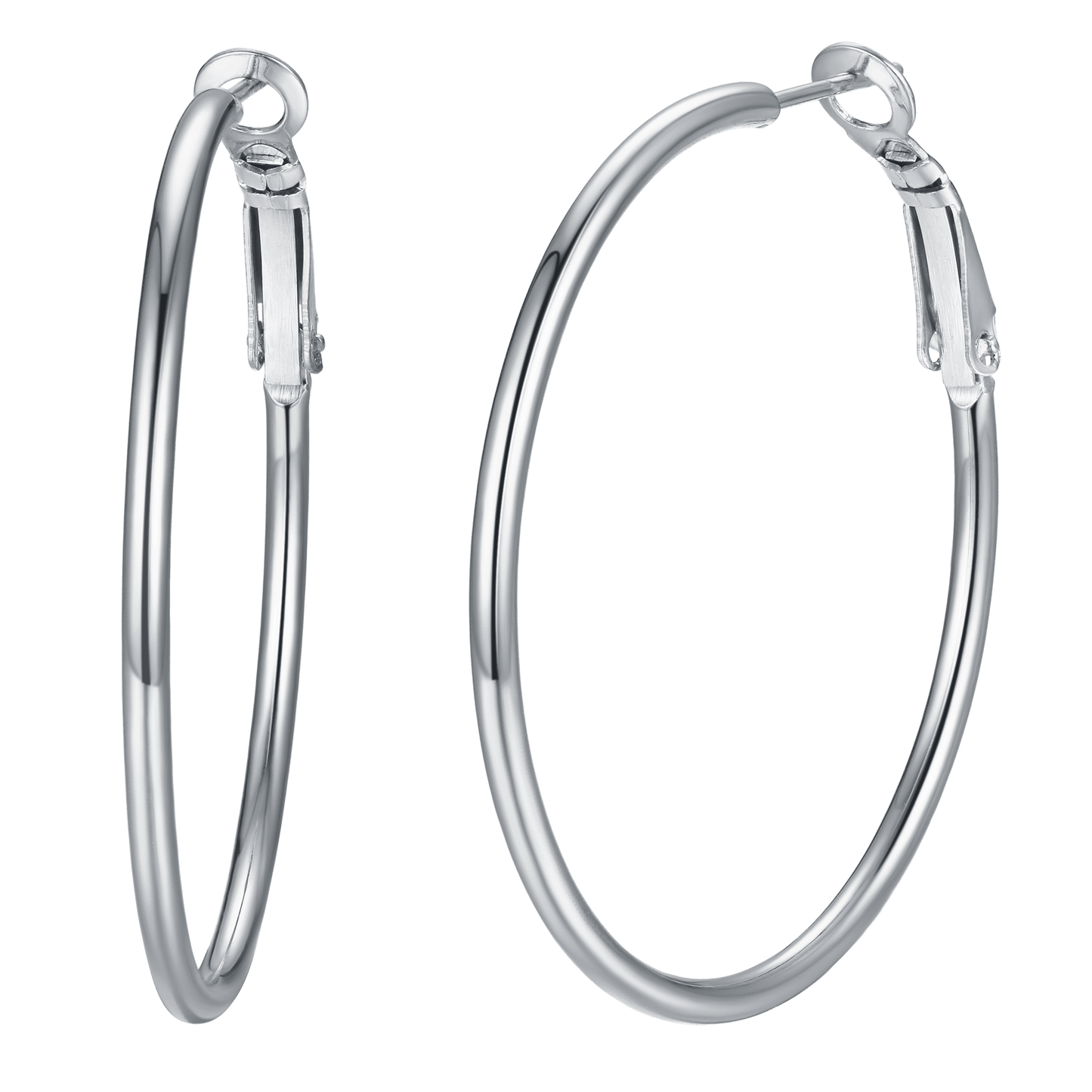 Stainless Steel Hoop Earrings for Women 30/50/80/100 MM