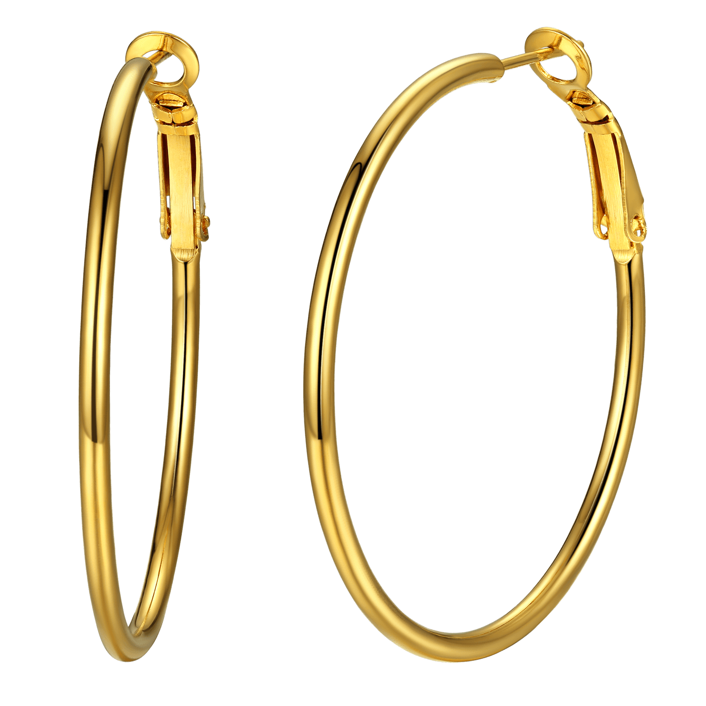 Stainless Steel Hoop Earrings for Women 30/50/80/100 MM