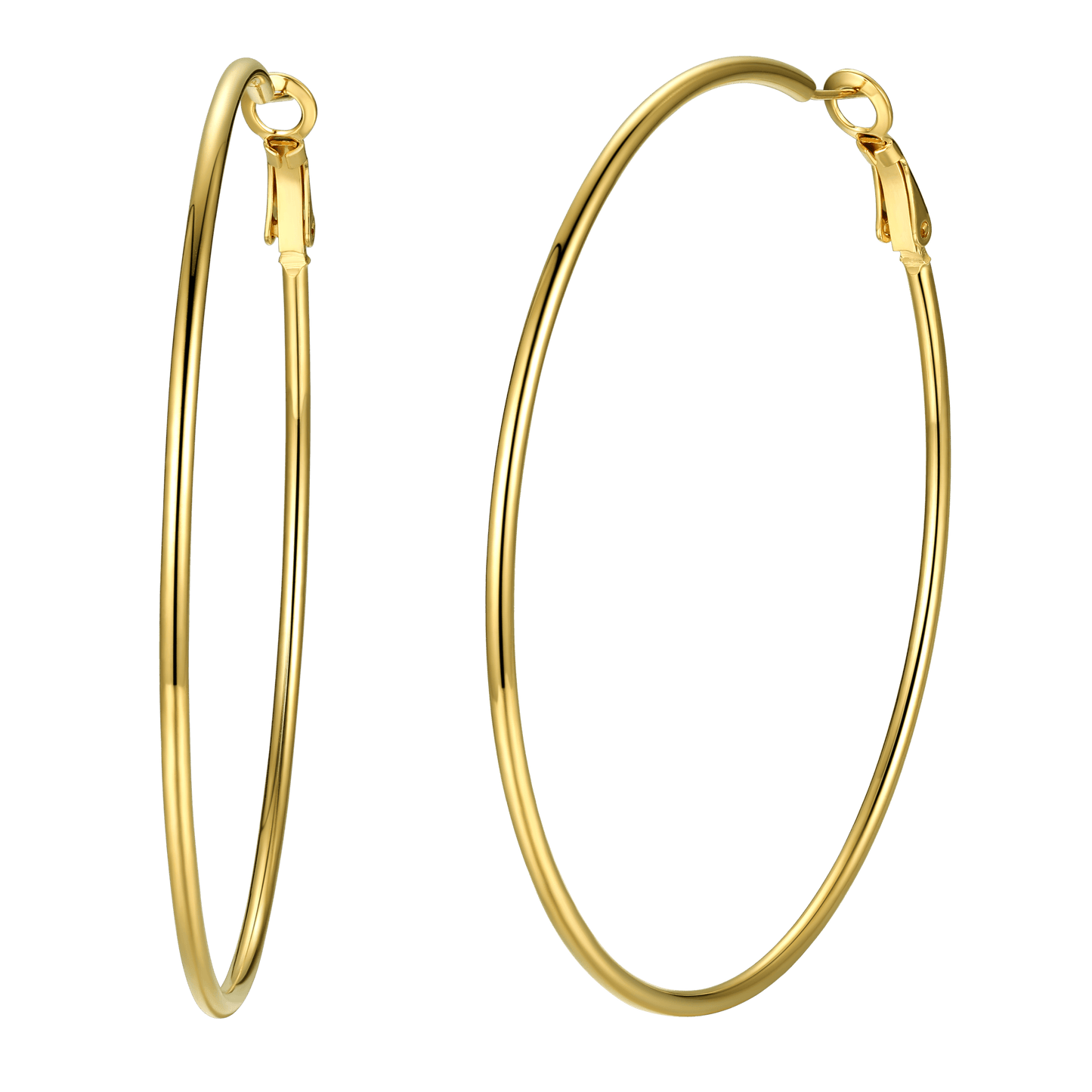 Stainless Steel Hoop Earrings for Women 30/50/80/100 MM