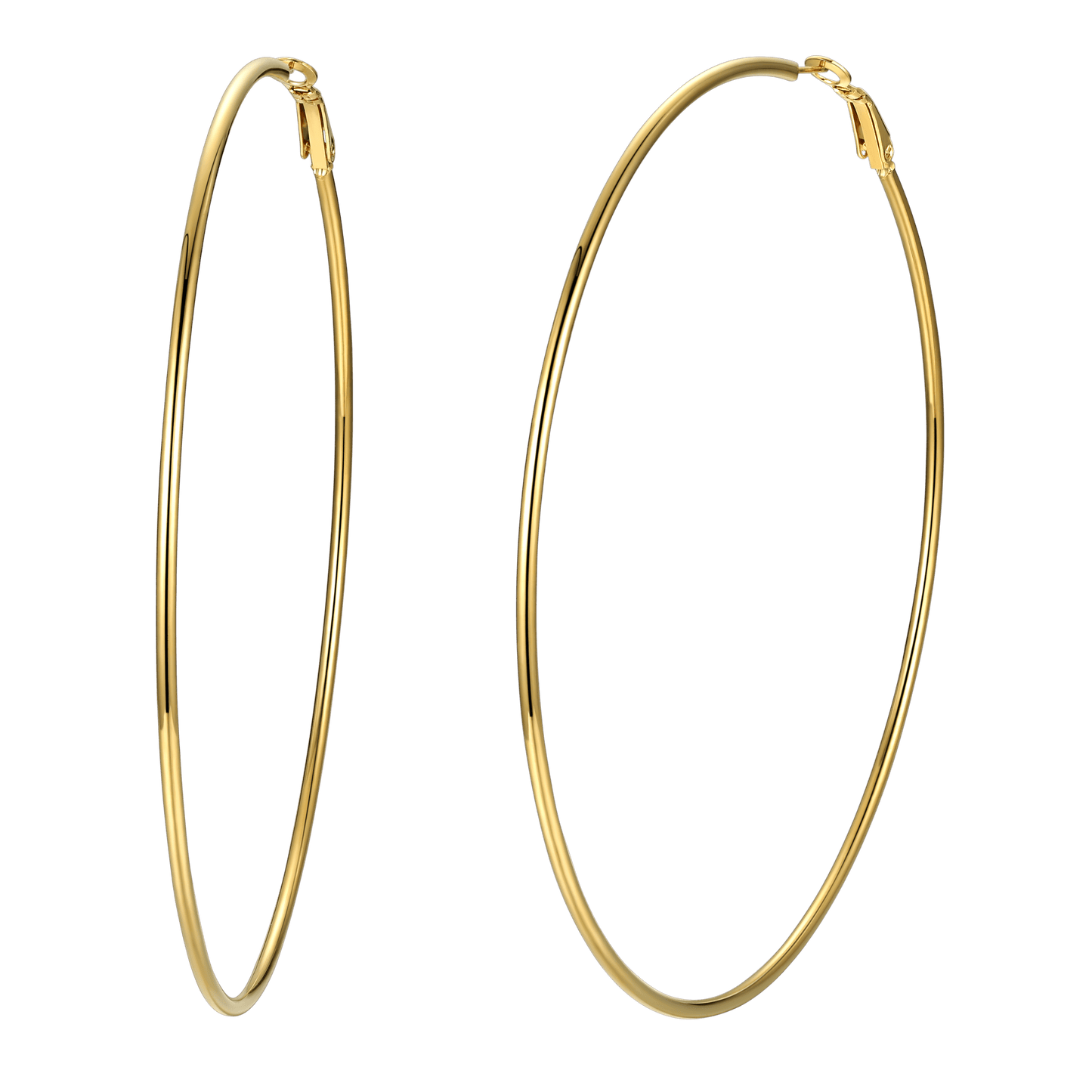Stainless Steel Hoop Earrings for Women 30/50/80/100 MM