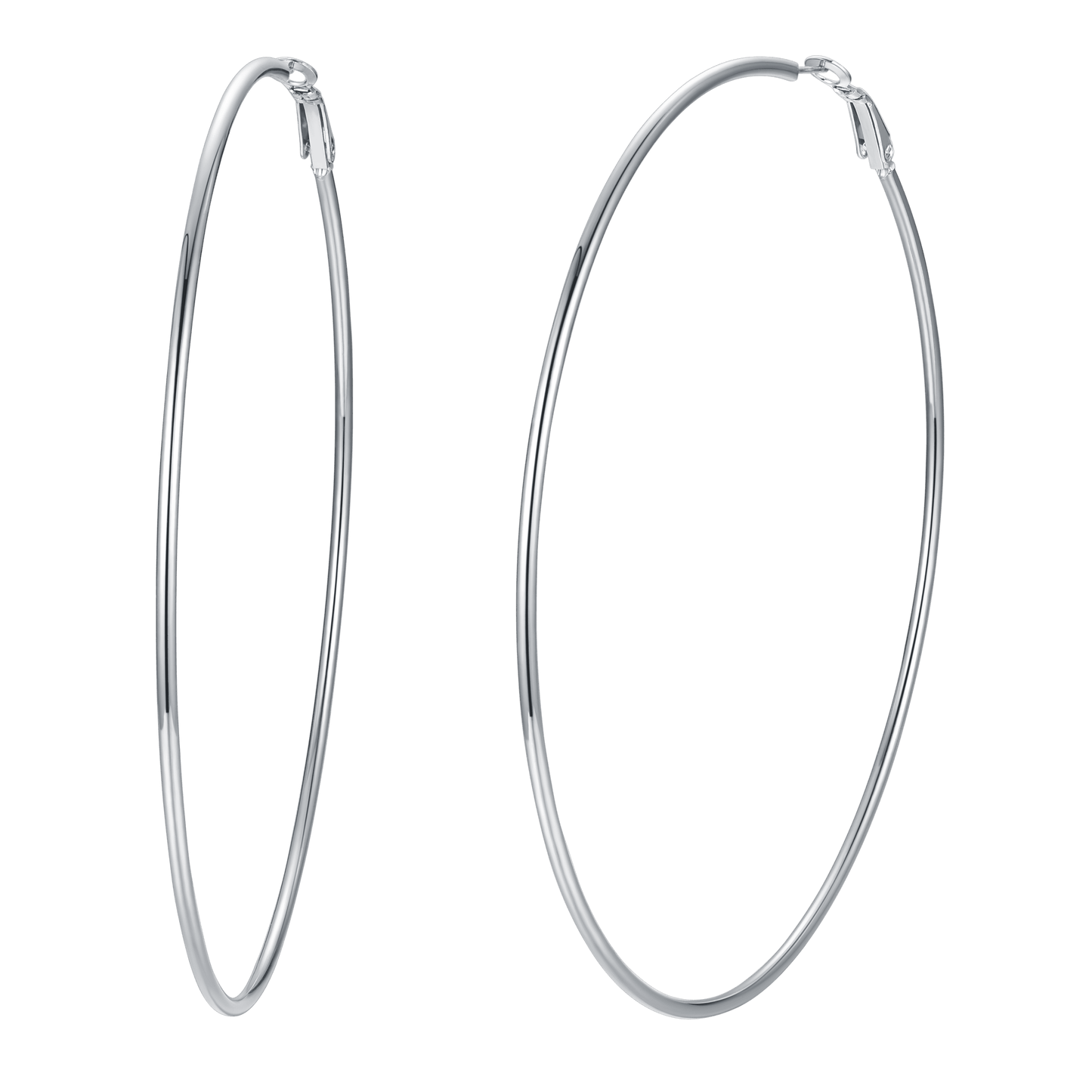 Stainless Steel Hoop Earrings for Women 30/50/80/100 MM
