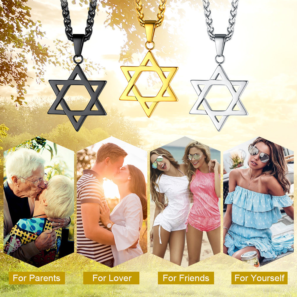 Star of David necklace, perfect gift for family, friends, and loved ones