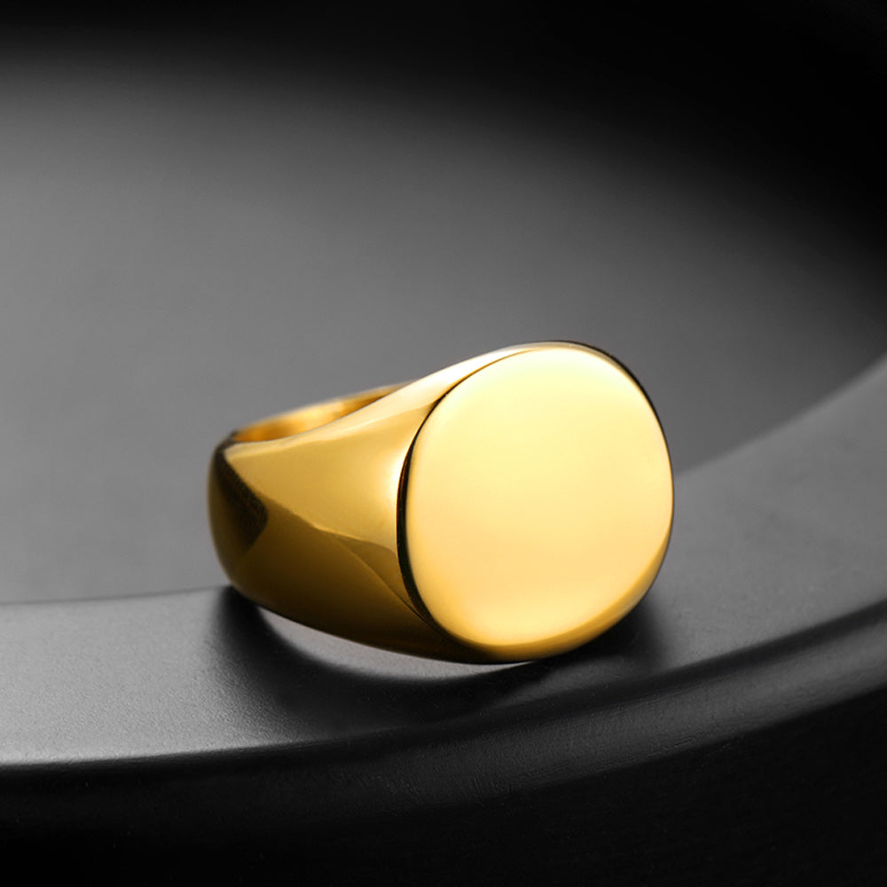 Personalized Statement Signet Ring Gifts for Men