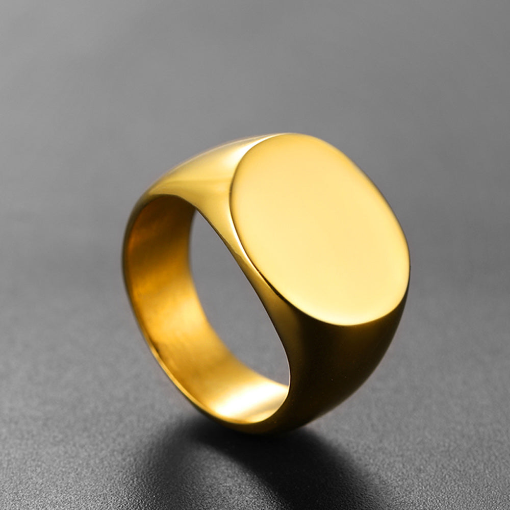 Personalized Statement Signet Ring Gifts for Men