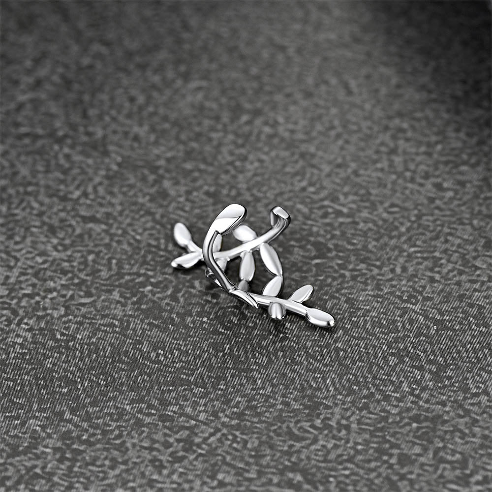 FaithHeart 925 Sterling Silver Non Piercing Clip on Cartilage Ear Cuff Earrings FaithHeart