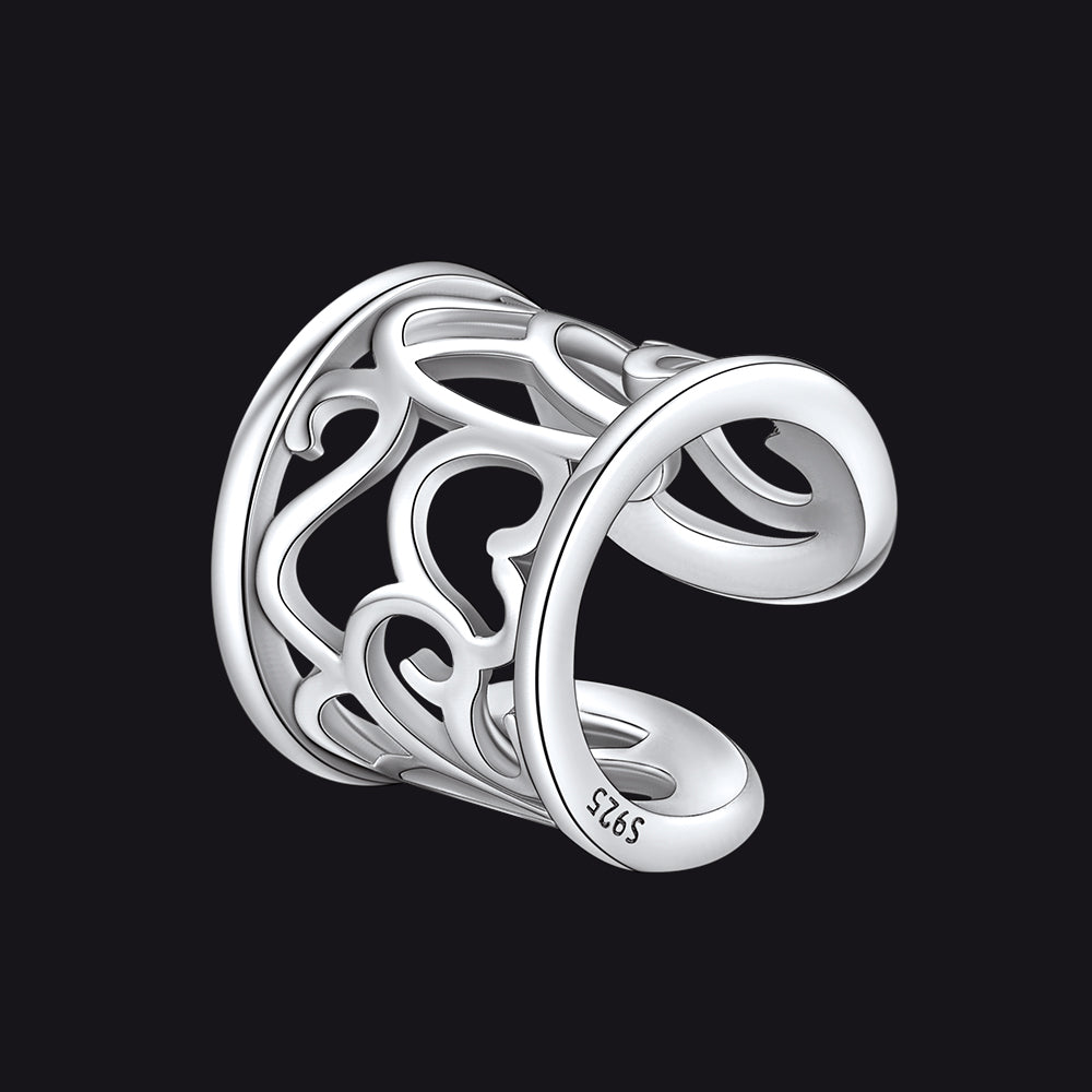 FaithHeart Celtic Knot 925 Sterling Silver Cartilage Ear Cuff 1 Pcs FaithHeart