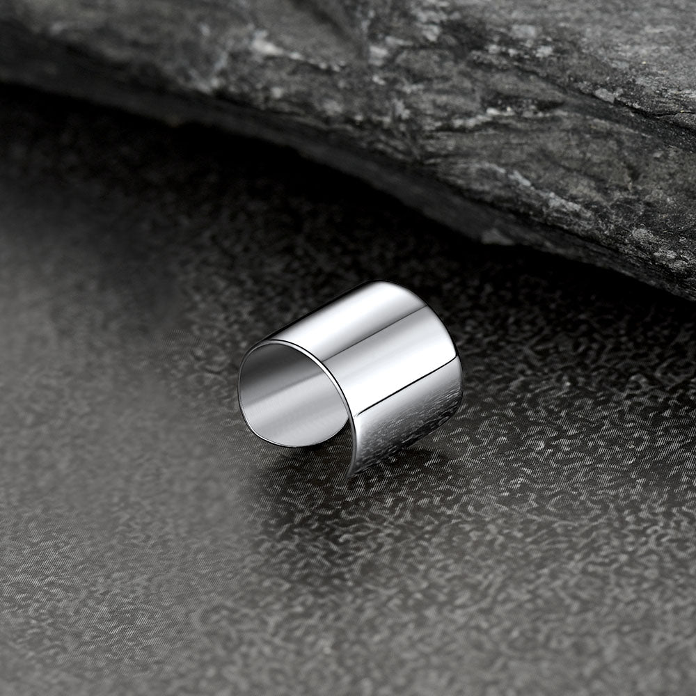 FaithHeart 925 Sterling Silver Cartilage Ear Cuff Earrings 1 Pcs FaithHeart