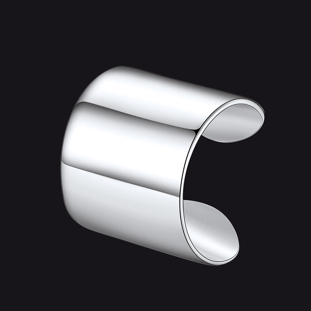 FaithHeart 925 Sterling Silver Cartilage Ear Cuff Earrings 1 Pcs FaithHeart