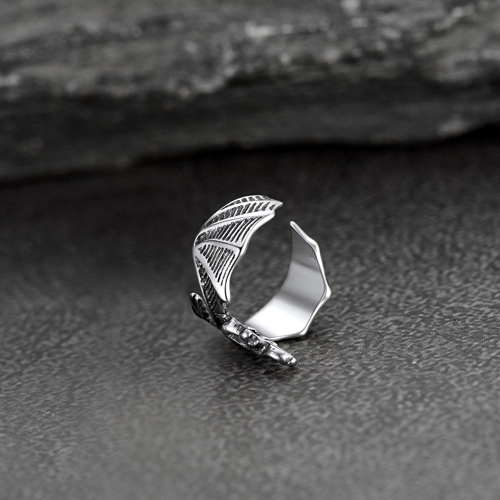 FaithHeart 925 Sterling Silver Dragon Ear Cuff 1 Pcs FaithHeart