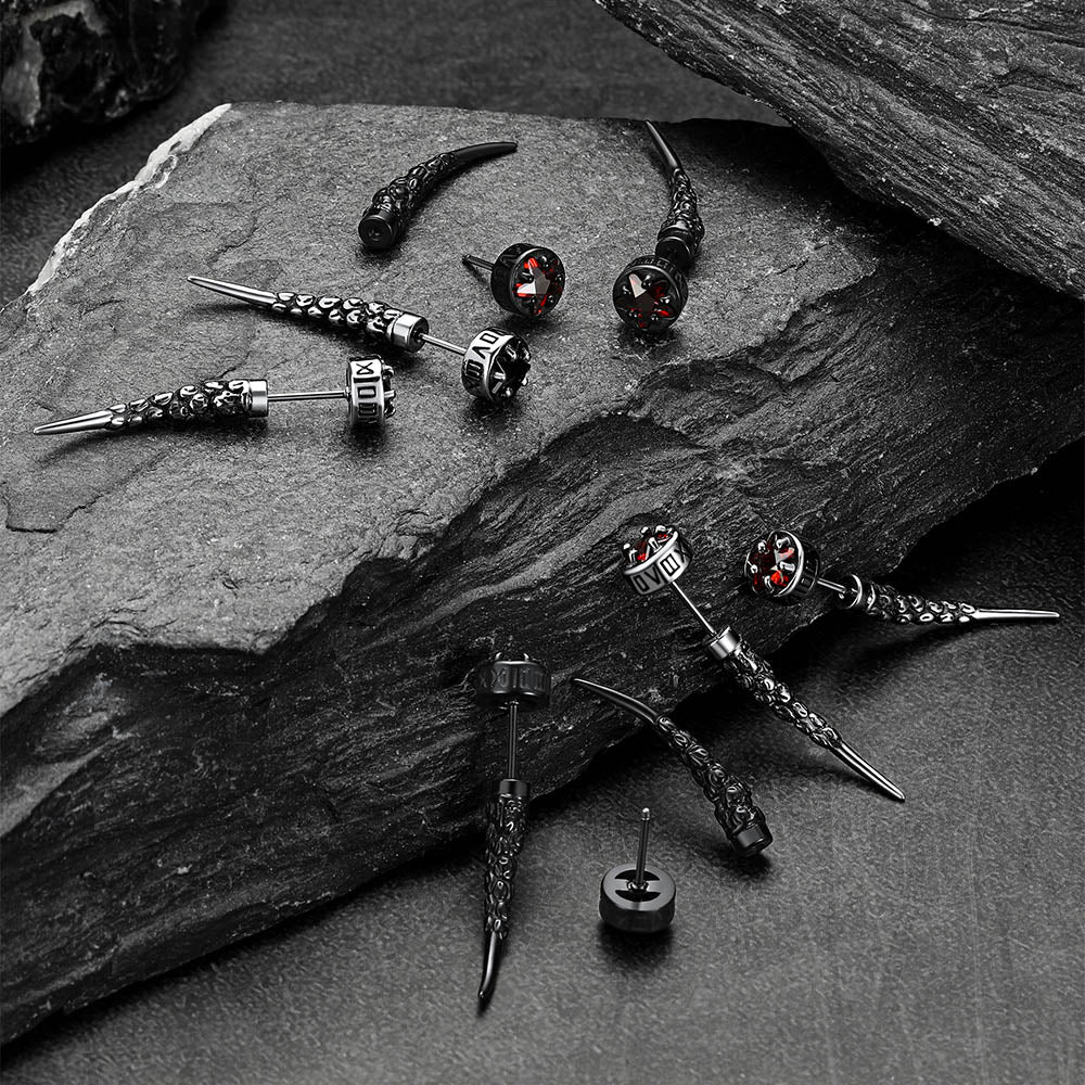 Nordic Star Rune Fang Stud in all colors