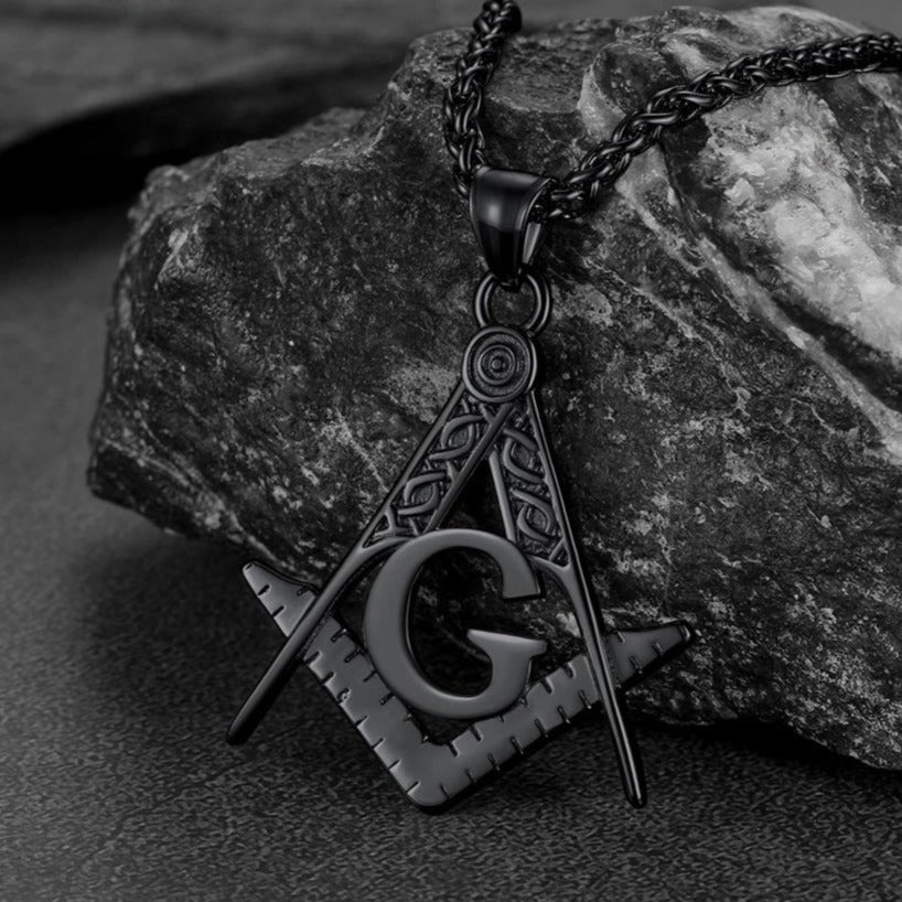 FaithHeart Masonic Pendant Necklace for Freemason FaithHeart