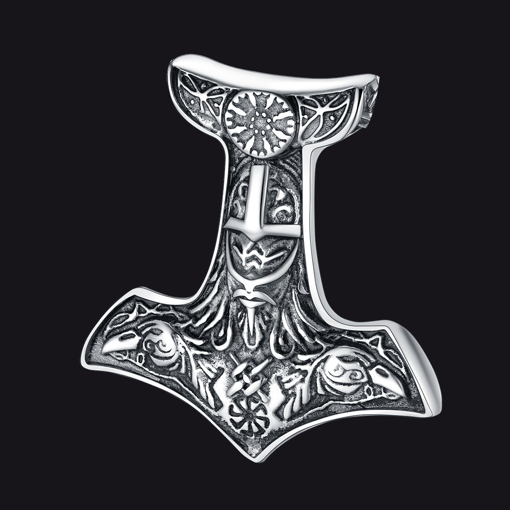 Odin Mjolnir Pendant FaithHeart Jewelry