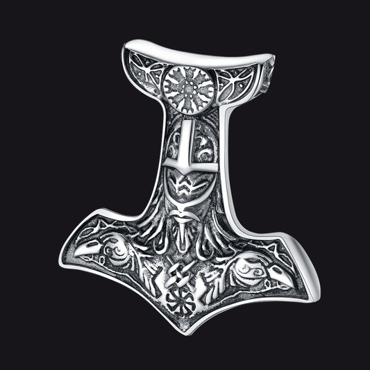 Odin Mjolnir Pendant FaithHeart Jewelryimg
